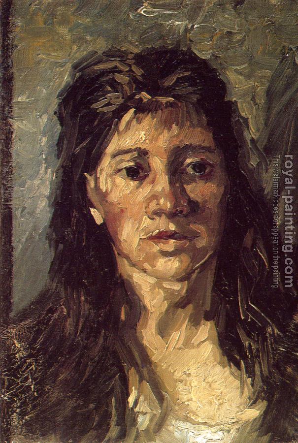 Vincent Van Gogh : Head of a Woman with Her Hair Loose